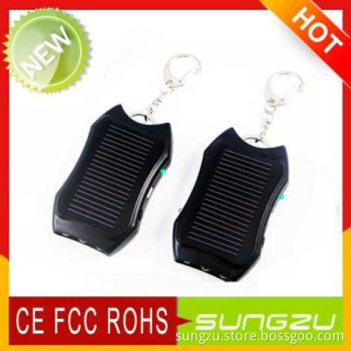 Portable Solar Charger with Keychain /Solar Rechargeable Bank Charger